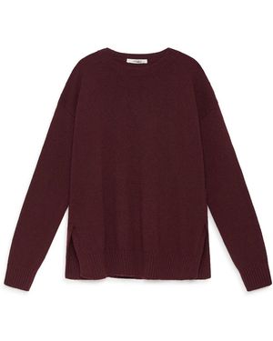 Maliparmi Round-Neck Knitwear - Purple