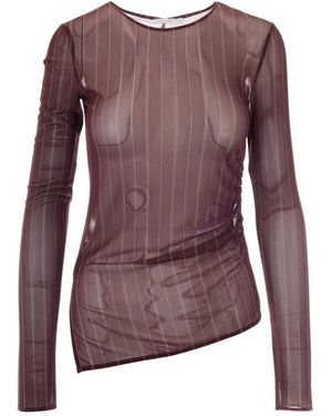 Patrizia Pepe Long Sleeve Tops - Morado