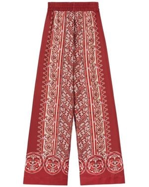 La DoubleJ Wide Trousers - Rosso
