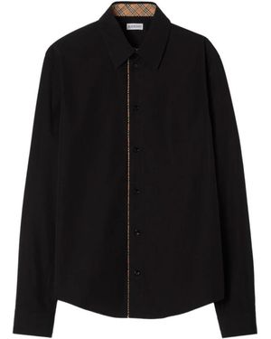 Burberry Casual Hemden - Zwart