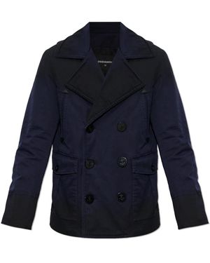 DSquared² Double-Breasted Coats - Blu