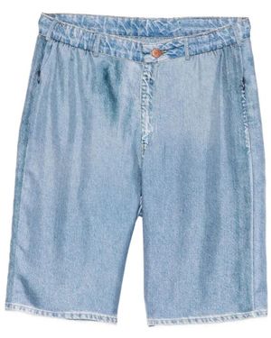 Pierre Louis Mascia Denim Shorts - Blue