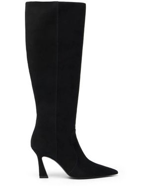 Stuart Weitzman Vinnie Zip Boot 85 - Schwarz