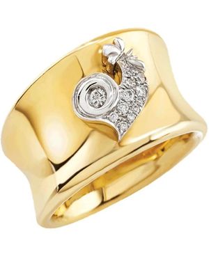 Chantecler Logo Band Ring - Metallic