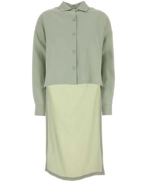 Alberta Ferretti Shirt Dresses - Green