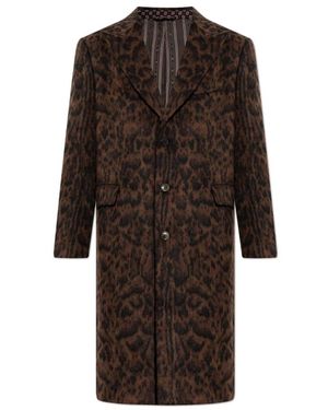 Etro Dierenprint Jas - Bruin
