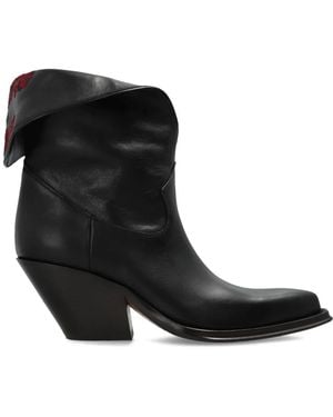 Chloé Cowboy Boots - Noir