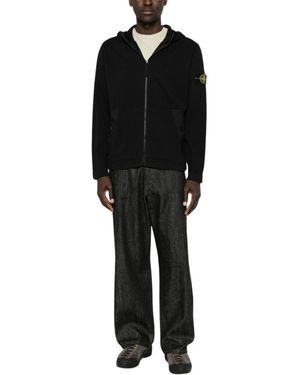 Stone Island Hoodies - Zwart