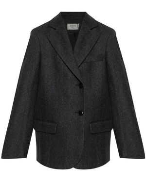 Rohe Zweireihiger Fischgräten-Blazer - Schwarz