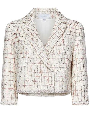 Giambattista Valli Tweed Jackets - Blanc