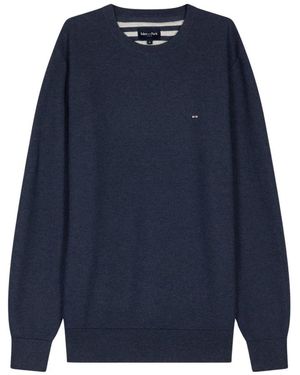 Eden Park Round-Neck Knitwear - Blue