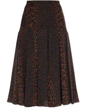 Balenciaga Midi Skirts - Brown