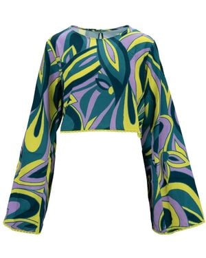 ME FUI Blouses - Azul