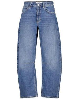 Comma, Barrel Leg Jeans - Blau