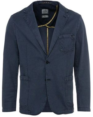 Camel Active Sakko Aus Bio -Baumwolle - Blau