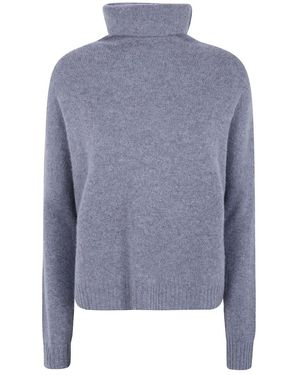 Kujten Truien & Vesten ,Blauw ,Wol Tila Turtle Neck