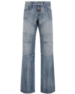 Balenciaga Wide Jeans - Azul