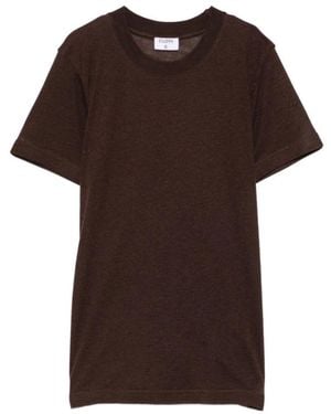 Filippa K Lyocell Cashmere T-Shirt - Braun