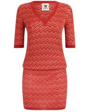Missoni Knitted Dresses - Rosso