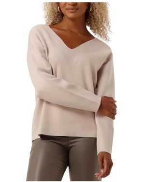 Object Objreynard V-Neck Pullover - Naturel