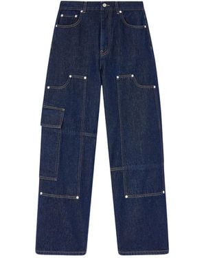 Ganni Wide Jeans - Azul