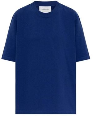 Ami Paris Oversize T-Shirt - Blauw