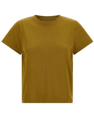 KHAITE Tops ,Geel ,Katoen Emmylou T-Shirt - Groen