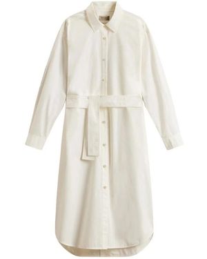 Woolrich Shirt Dresses - Blanco