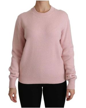 Dolce & Gabbana Crew Hals Cashmere Pullover Pullover - Pink