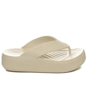Crocs™ Getaway Platform Flip - Naturel