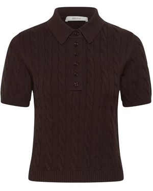 Gestuz Gzthilla Polo Pullover - Braun