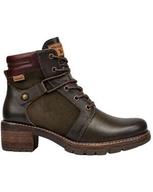 Pikolinos Schoenen ,Groen ,San Sebastian Enkellaars - Bruin