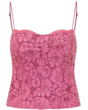 Pinko Sleeveless Tops - Morado