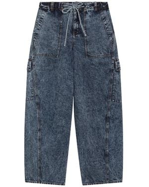 Alaïa Loose-Fit Jeans - Blue