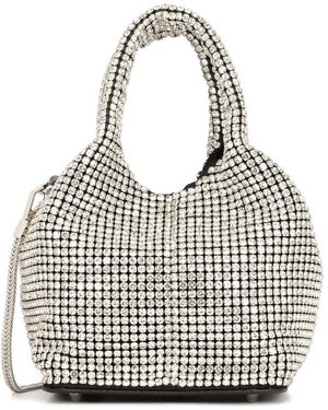 Kazar Kleine Glänzende Handtasche Mit Zirkonen - Mettallic