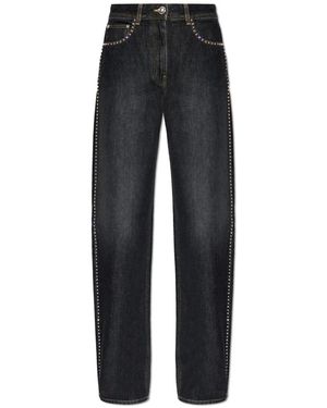 Versace Loose-Fit Jeans - Negro