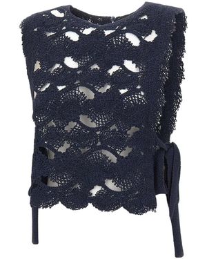 Kangra Sleeveless Tops - Azul