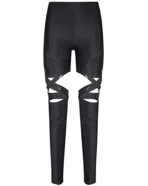 Barrow Uitgesneden Technische Stof Leggings - Zwart