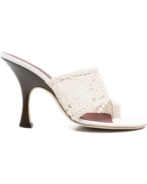 Magda Butrym Heeled Mules - Bianco