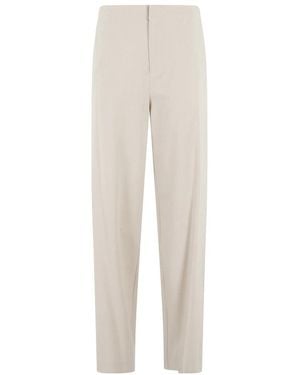 Isabelle Blanche Straight Pants - Natural