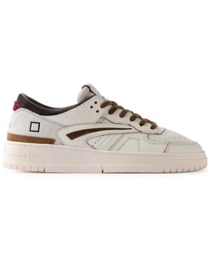 Date Schoenen ,Wit ,Leer Torneo Colored - Grijs