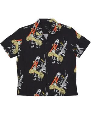 Huf Short Sleeve Shirts - Nero