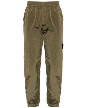 Stone Island Straight Trousers - Verde