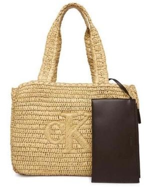 Calvin Klein Tote Bags - Metálico