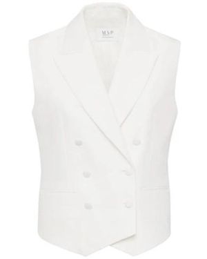 MVP WARDROBE Sleeveless Tops - White