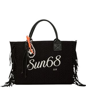 Sun 68 Shopping Bags - Black