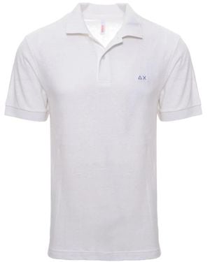 Sun 68 Polo Shirts - White