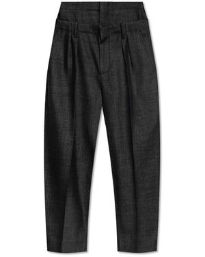 Victoria Beckham Wollhose - Schwarz