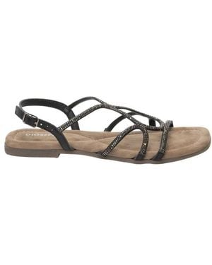Gioseppo Flat Sandals - Nero