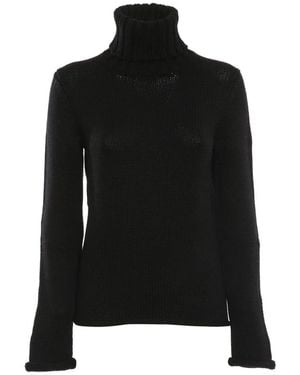 Zanone Turtlenecks - Black